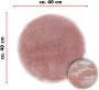 Andiamo Zitkussen lam-imitatiebont rond ø 40 cm ook als set van 4 - Thumbnail 8