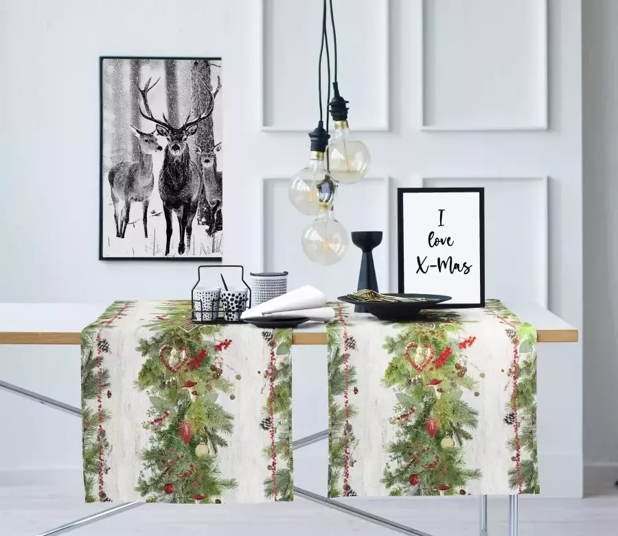 APELT Tafelloper 9529 WINTERWERELD kerstversiering kerst (1 stuk)