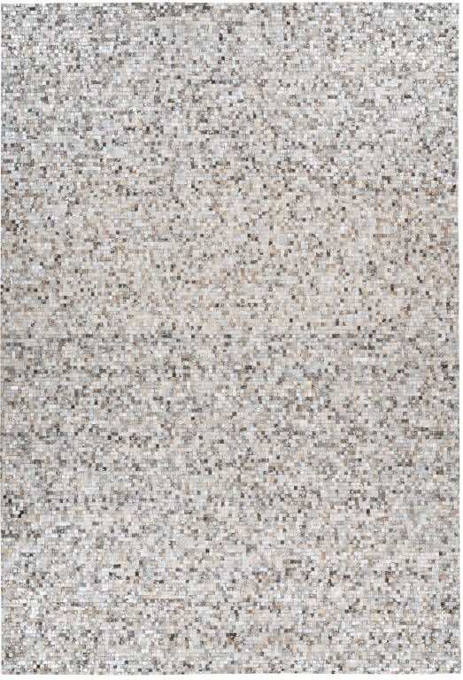 ARTE ESPINA Vloerkleed Finish 100 natuurlijk lederen tapijt met glanzende metallic kleur rug van vilt - Foto 4