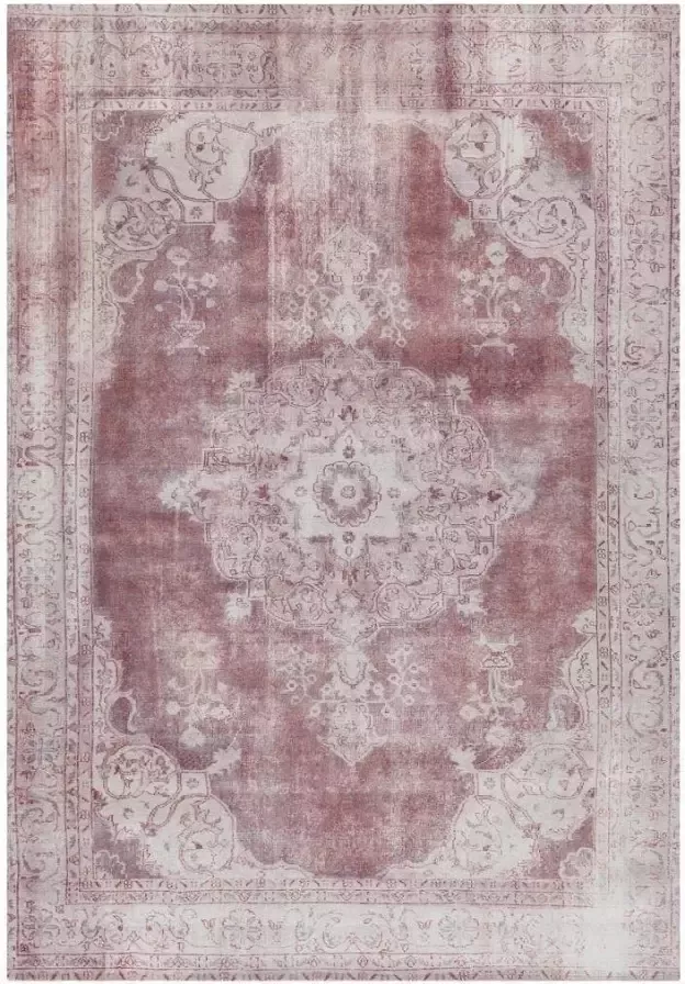 My home Vloerkleed Rayan Oriëntaals design vintage korte pool vloerkleed met randdessin