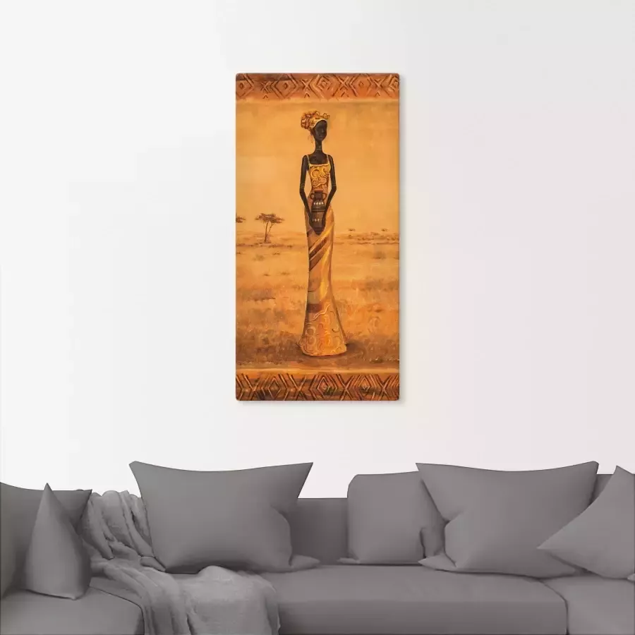 Artland Artprint Afrikaanse Elegantie II als artprint op linnen muursticker in verschillende maten