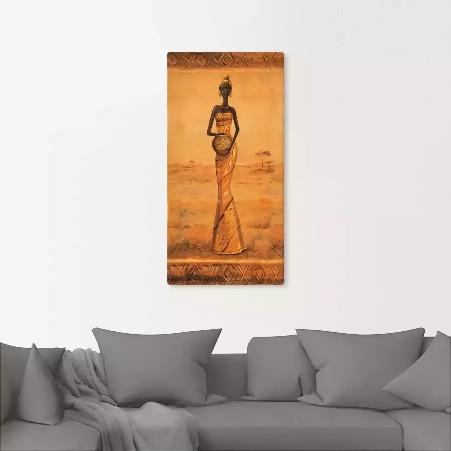 Artland Artprint Afrikaanse Elegantie III als artprint van aluminium artprint op linnen muursticker verschillende maten