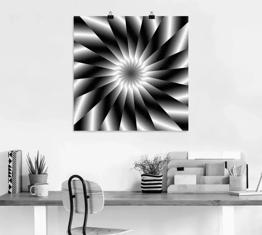 Artland Artprint op linnen Als een turbine gespannen op een spieraam - Foto 2