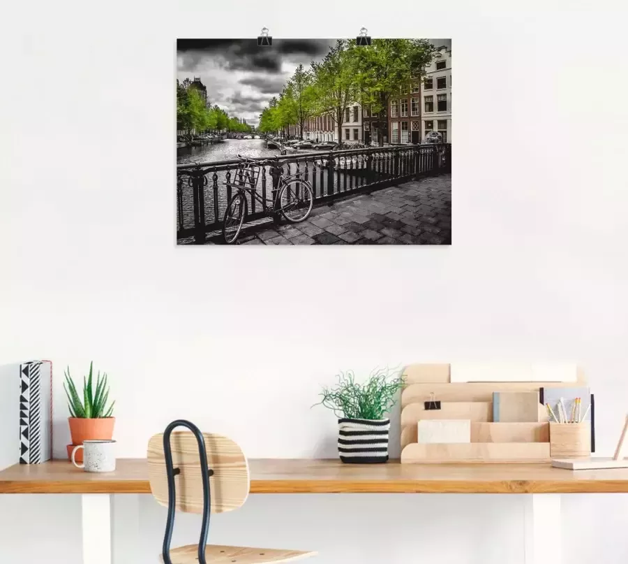 Artland Artprint Amsterdam Keizergracht II als artprint van aluminium artprint op linnen muursticker verschillende maten - Foto 2