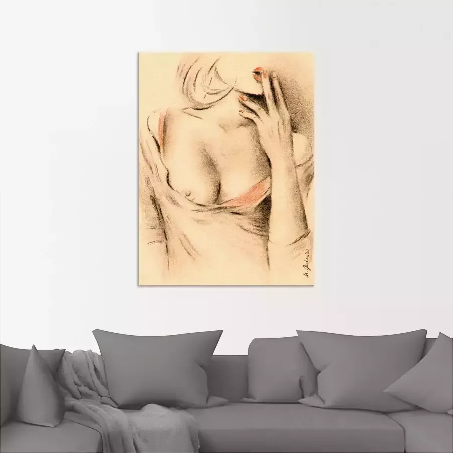 Artland Artprint Aphrodite de moderne als artprint op linnen poster muursticker in verschillende maten