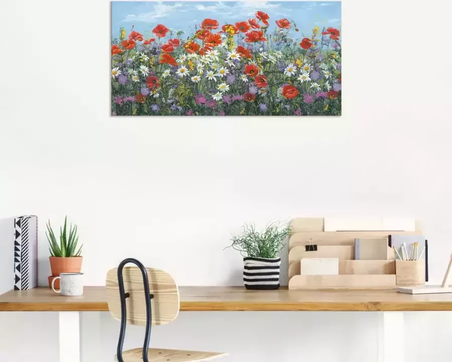 Artland Artprint op linnen Bergweide - Foto 6