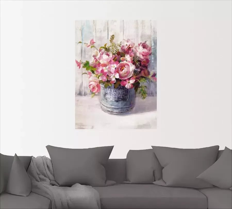 Artland Artprint Bloemen I als artprint op linnen poster in verschillende formaten maten - Foto 3