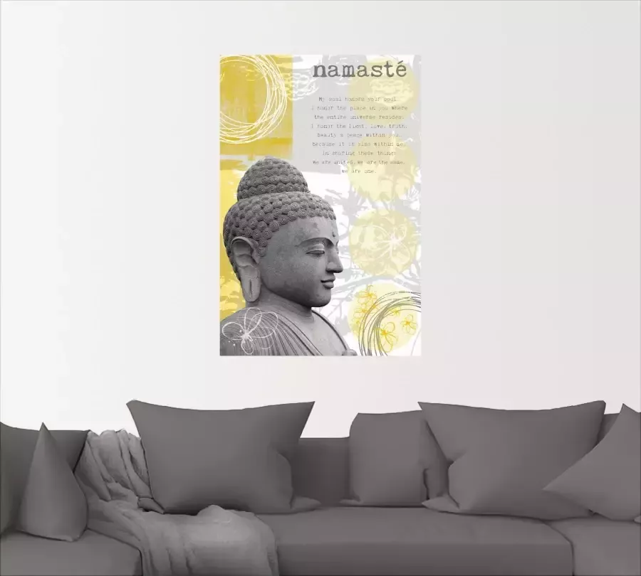 Artland Artprint Boeddha I als artprint van aluminium artprint voor buiten poster in diverse formaten - Foto 2