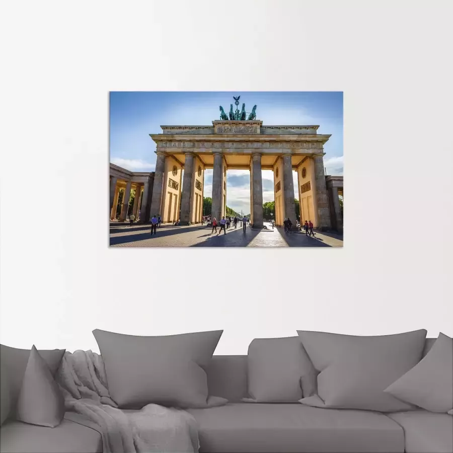 Artland Artprint Brandenburger Tor in Berlijn als poster muursticker in verschillende maten - Foto 2