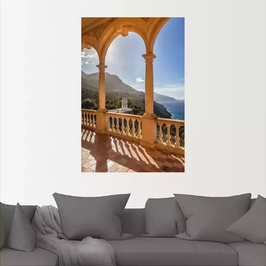 Artland Artprint Buitenplaats zon Marroig kust Mallorca als artprint van aluminium artprint voor buiten muursticker in diverse maten - Foto 2