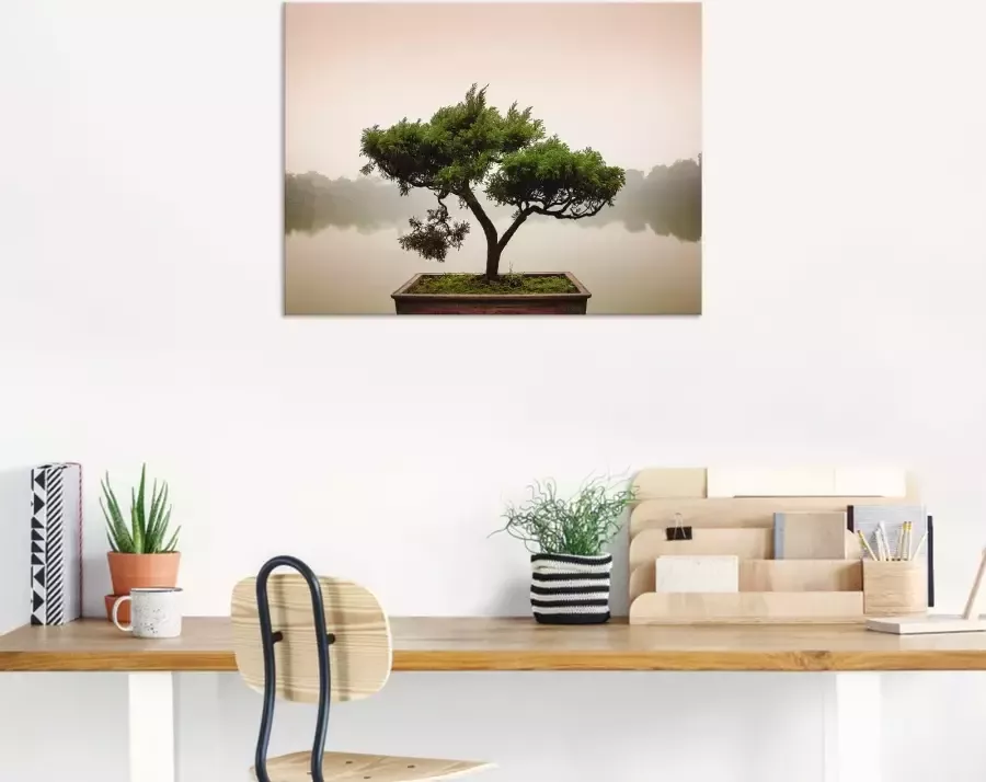 Artland Artprint Chinese bonsaiboom als artprint van aluminium artprint voor buiten artprint op linnen poster muursticker - Foto 2