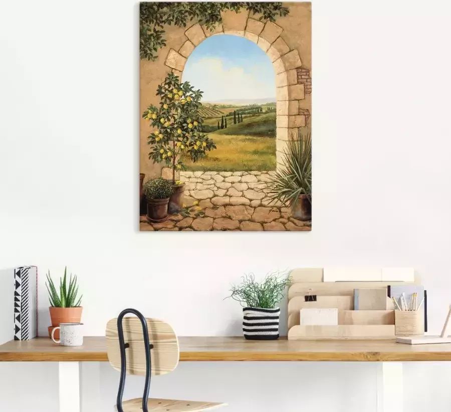 Artland Artprint Citroenboompje voor de boog als artprint van aluminium artprint voor buiten artprint op linnen poster muursticker - Foto 5