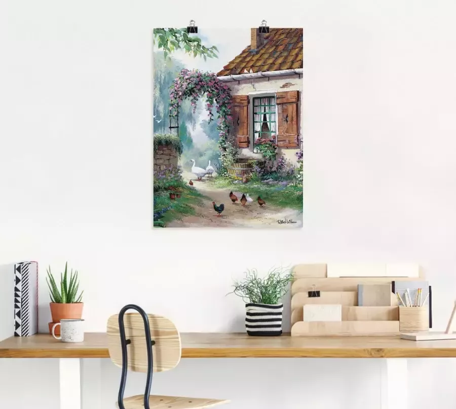 Artland Artprint op linnen De boerderij - Foto 8