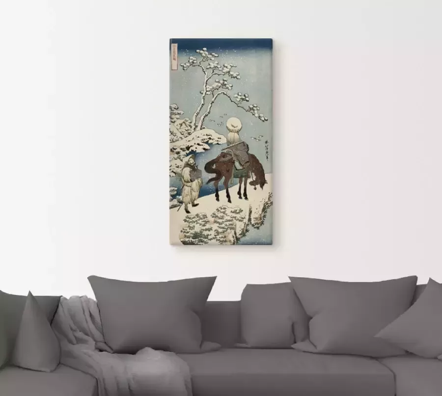 Artland Artprint De Chinese dichter Su Dongpo als artprint op linnen muursticker of poster in verschillende maten