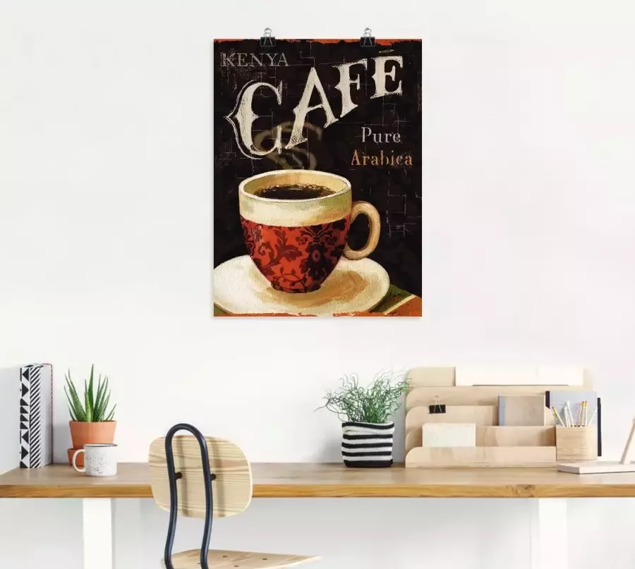 Artland Artprint De koffie van vandaag als artprint op linnen poster in verschillende formaten maten - Foto 4