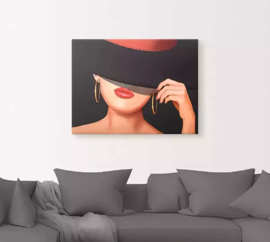Artland Artprint op linnen De lady van de racebaan - Foto 5