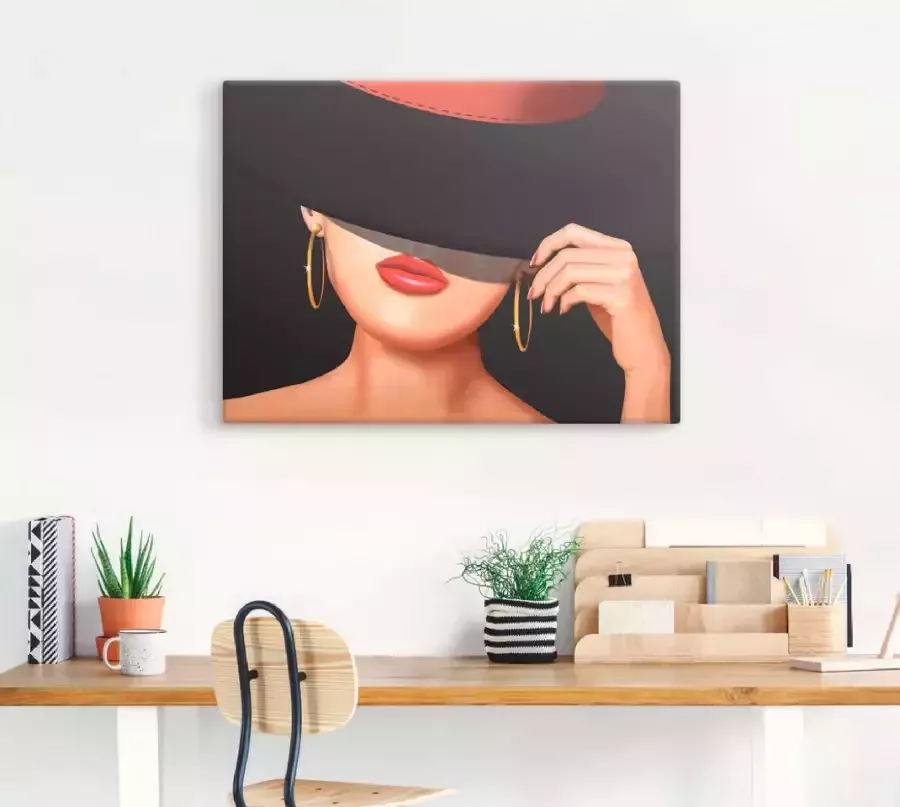 Artland Artprint op linnen De lady van de racebaan - Foto 3