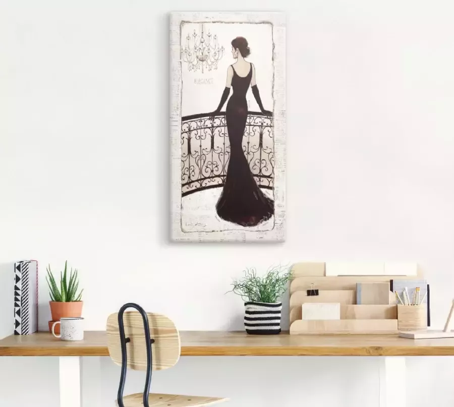 Artland Artprint De mooie in zwart als artprint op linnen poster in verschillende formaten maten - Foto 8