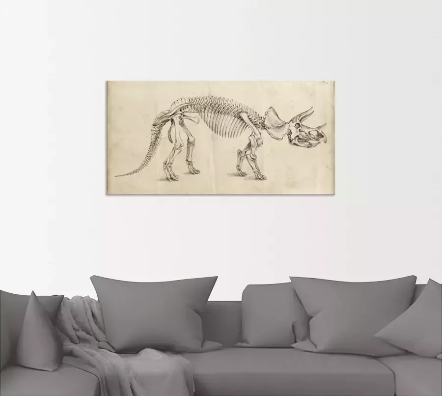 Artland Artprint Dinosauria leer II als artprint van aluminium artprint voor buiten poster in diverse formaten - Foto 4