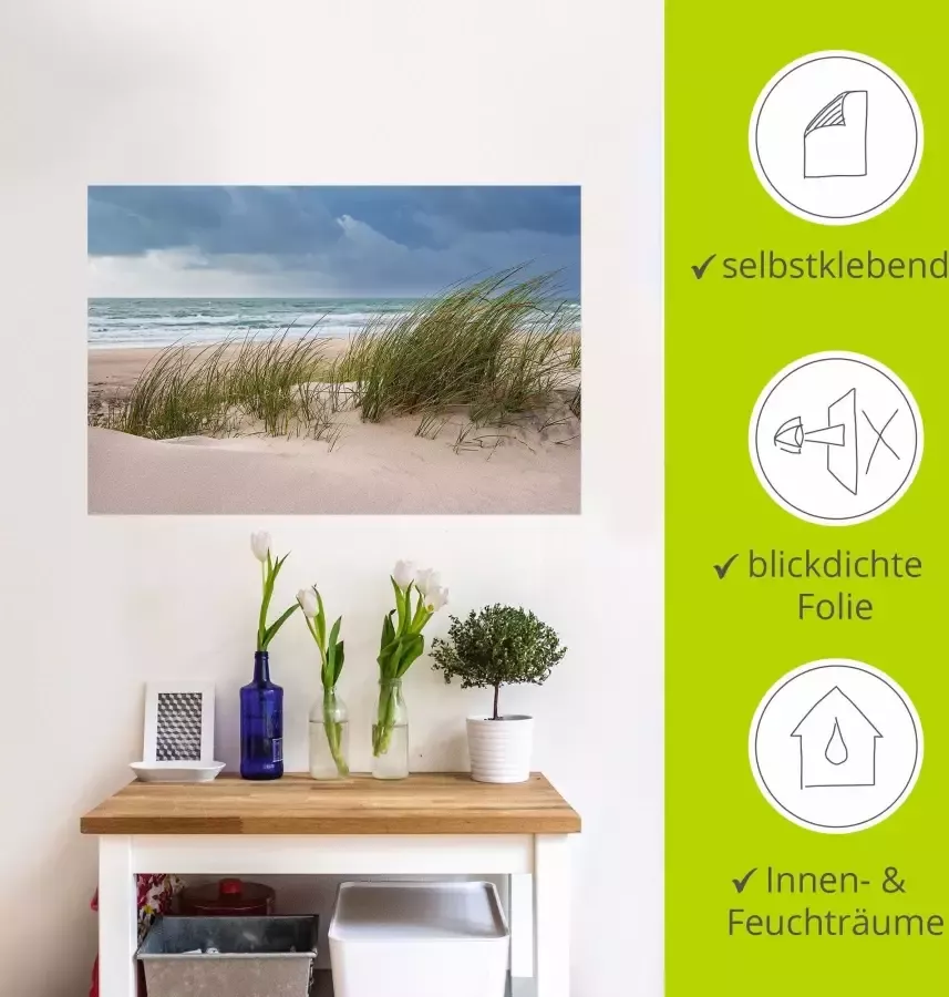 Artland Poster Duin en strand bij Hirtshals Denemarken als artprint van aluminium artprint voor buiten artprint op linnen in verschillende maten - Foto 3