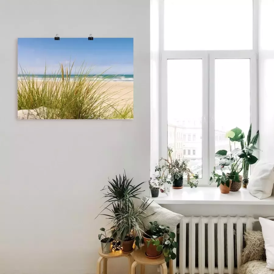 Artland Artprint Duingras als artprint van aluminium artprint voor buiten artprint op linnen poster in verschillende maten. maten - Foto 1