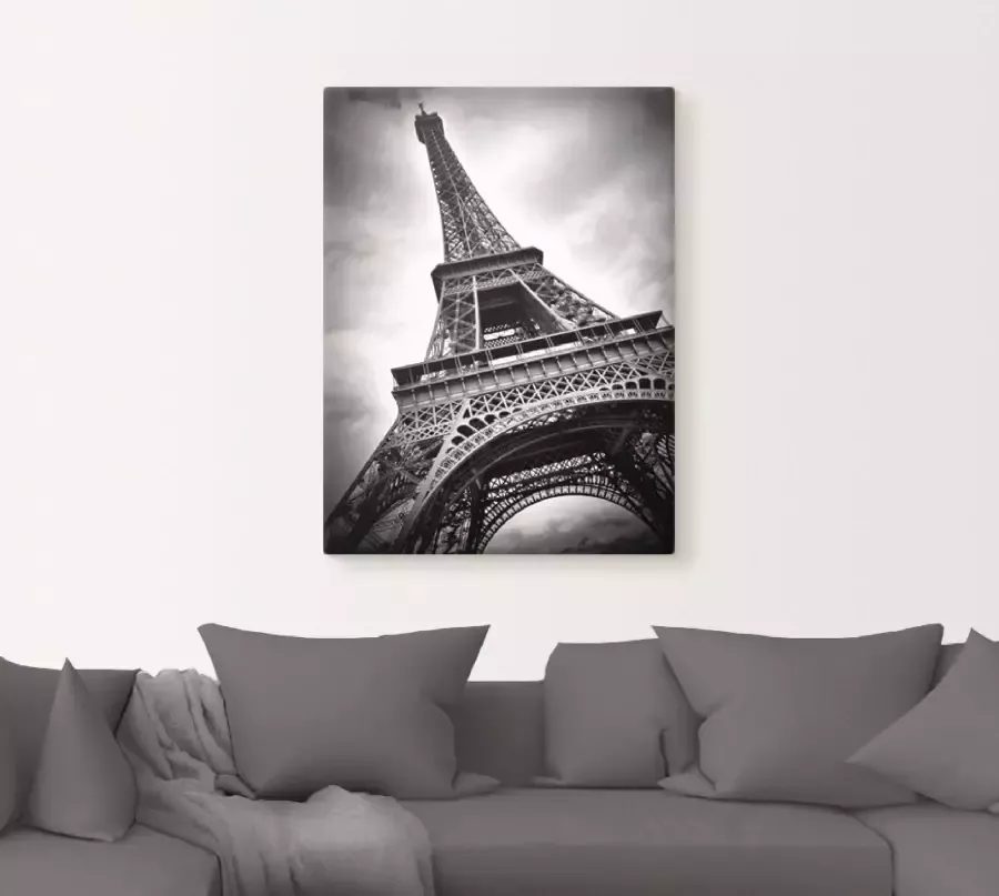 Artland Artprint Eiffeltoren Parijs als artprint op linnen poster in verschillende formaten maten - Foto 1