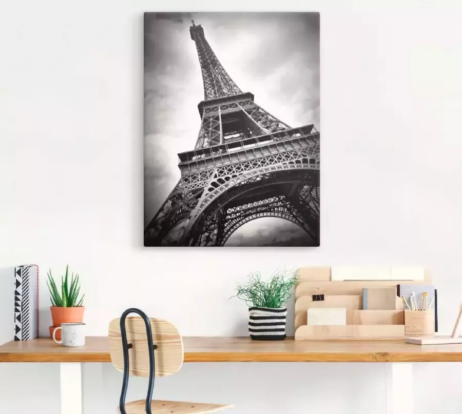Artland Artprint Eiffeltoren Parijs als artprint op linnen poster in verschillende formaten maten - Foto 2