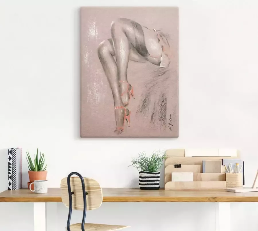 Artland Artprint Erotisch in highheels als artprint op linnen poster in verschillende formaten maten