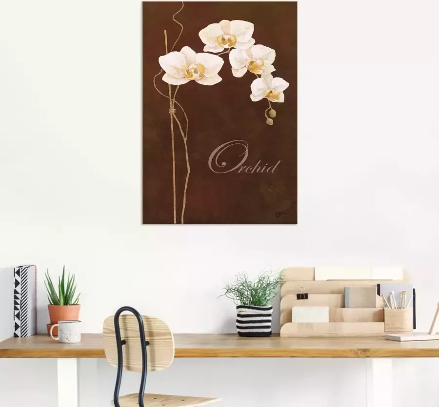 Artland Artprint Fijne orchidee als artprint op linnen poster in verschillende formaten maten - Foto 3