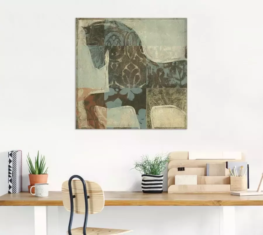 Artland Artprint Gedessineerd paard I als artprint van aluminium artprint voor buiten artprint op linnen poster in verschillende maten. maten - Foto 5