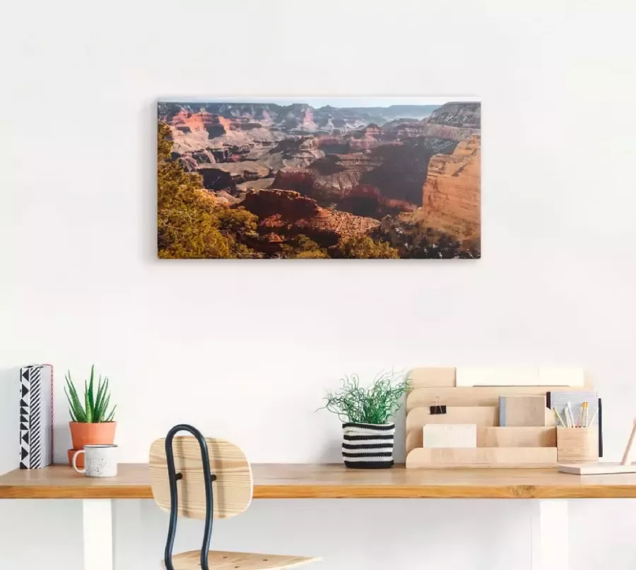 Artland Poster Grand Canyon als artprint van aluminium artprint op linnen muursticker of poster in verschillende maten