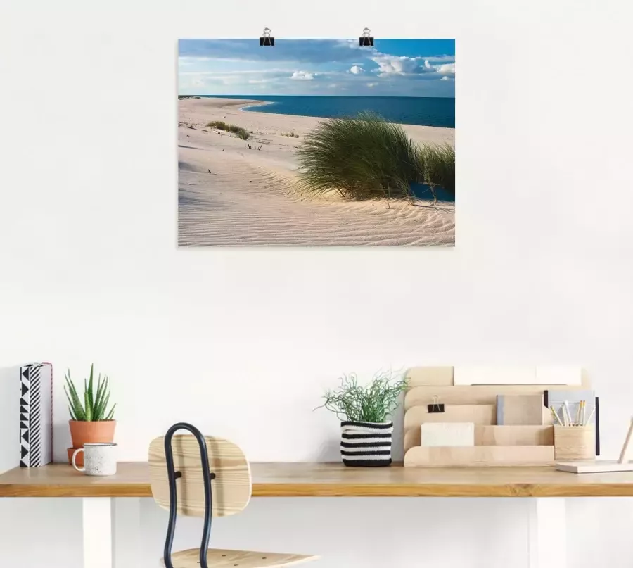 Artland Artprint Gras aan het strand als artprint van aluminium artprint voor buiten artprint op linnen in verschillende maten - Foto 2