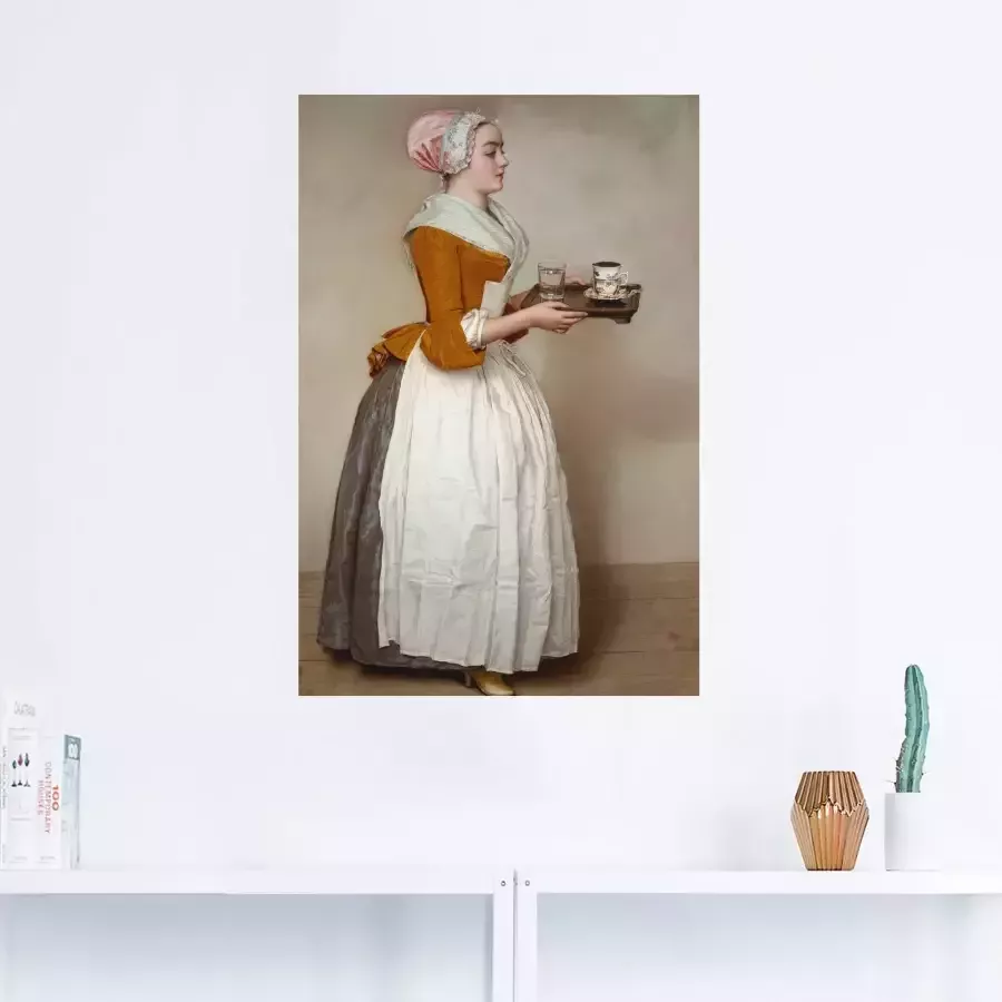 Artland Artprint Het chocolademeisje. Ca. 1744x45 als artprint van aluminium artprint voor buiten artprint op linnen poster muursticker - Foto 8