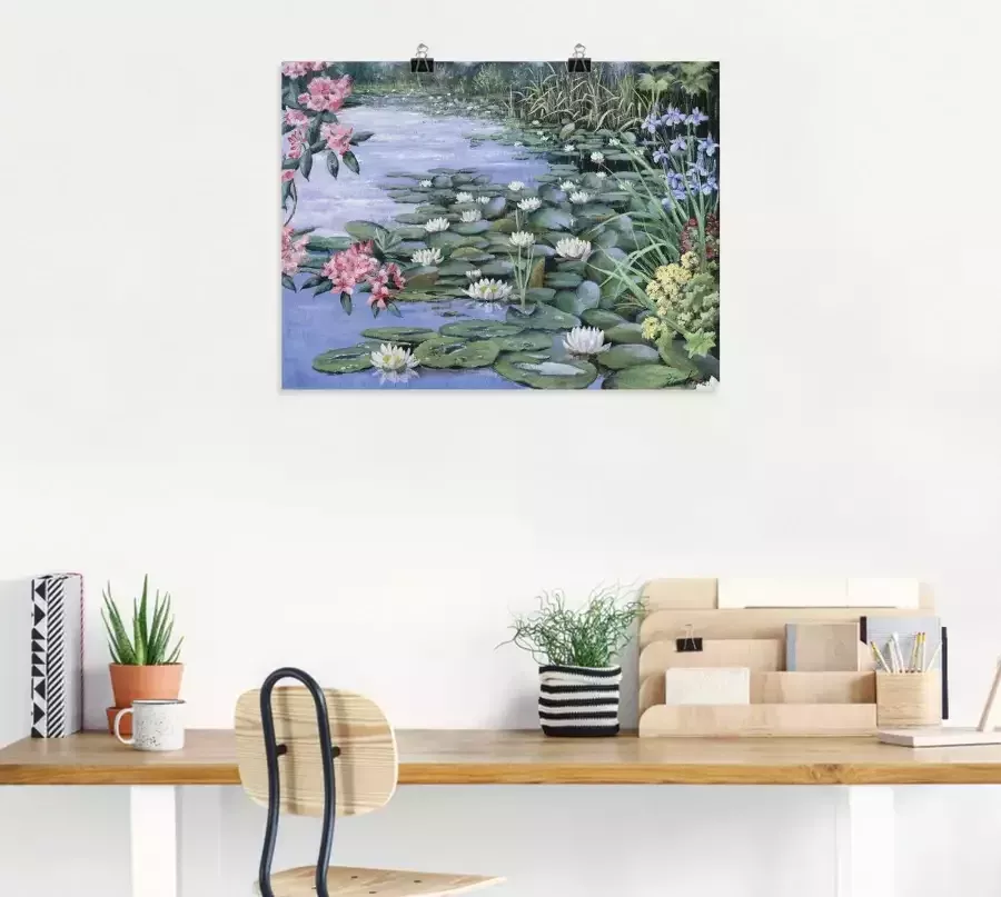 Artland Artprint op linnen Het meer - Foto 5