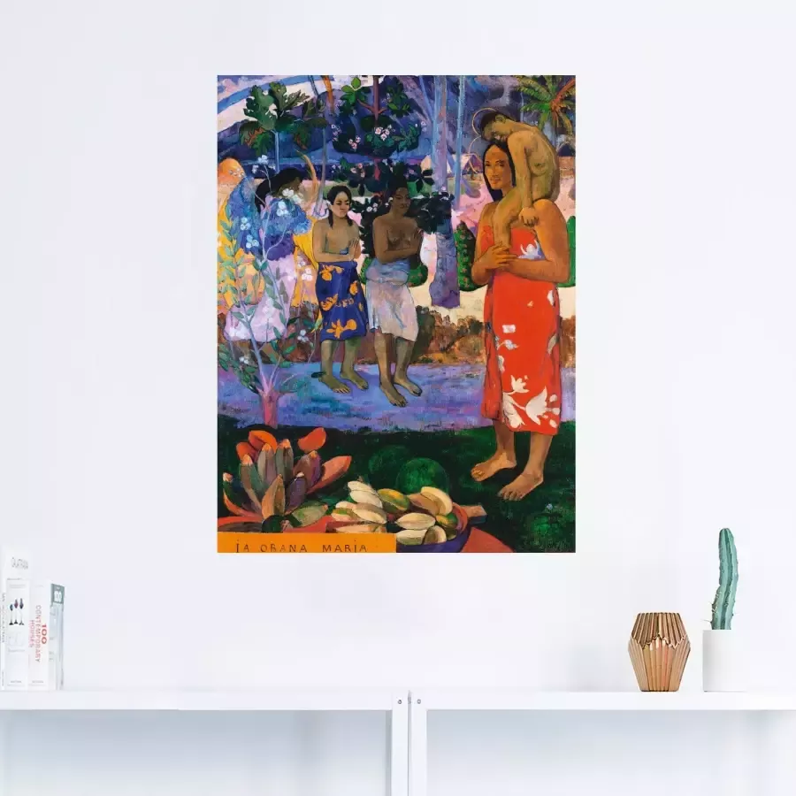 Artland Artprint IA ORANA MARIA (Ave Maria). 1891 1892 als artprint op linnen muursticker of poster in verschillende maten