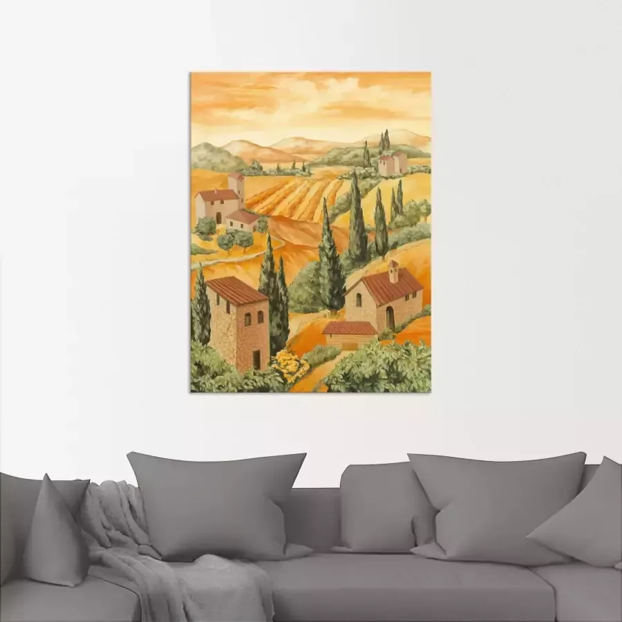 Artland Artprint op linnen Italië Toscane