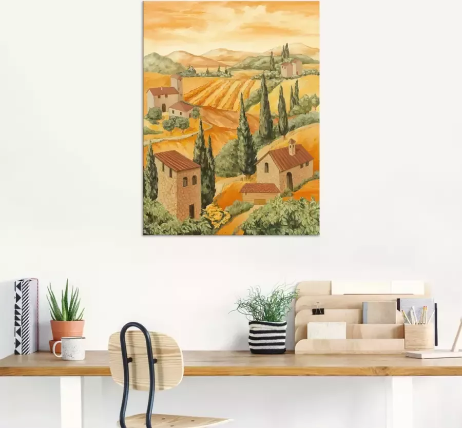 Artland Artprint op linnen Italië Toscane - Foto 4