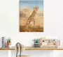 Artland Artprint Jachtluipaard savanne in vele afmetingen & productsoorten artprint van aluminium artprint voor buiten artprint op linnen poster muursticker wandfolie ook geschikt voor de badkamer (1 stuk) - Thumbnail 2