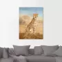 Artland Artprint Jachtluipaard savanne in vele afmetingen & productsoorten artprint van aluminium artprint voor buiten artprint op linnen poster muursticker wandfolie ook geschikt voor de badkamer (1 stuk) - Thumbnail 3