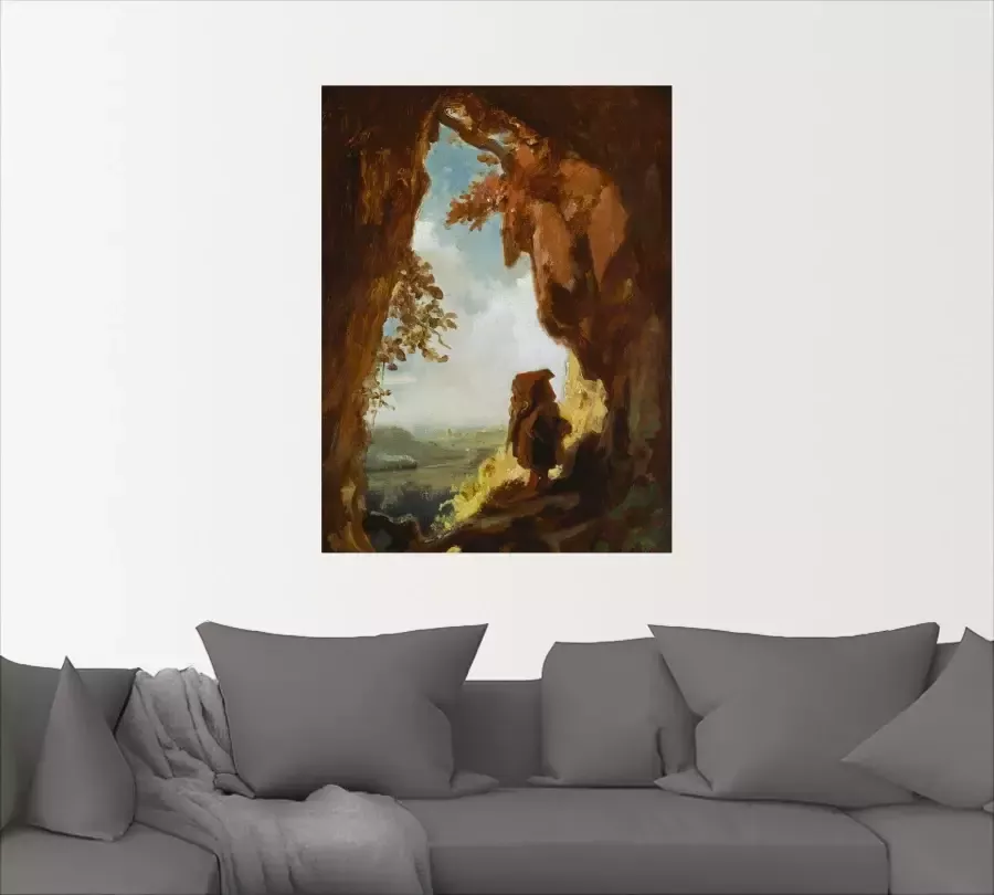 Artland Artprint Kabouter grot de eerste spoorweg als artprint op linnen poster in verschillende formaten maten - Foto 4