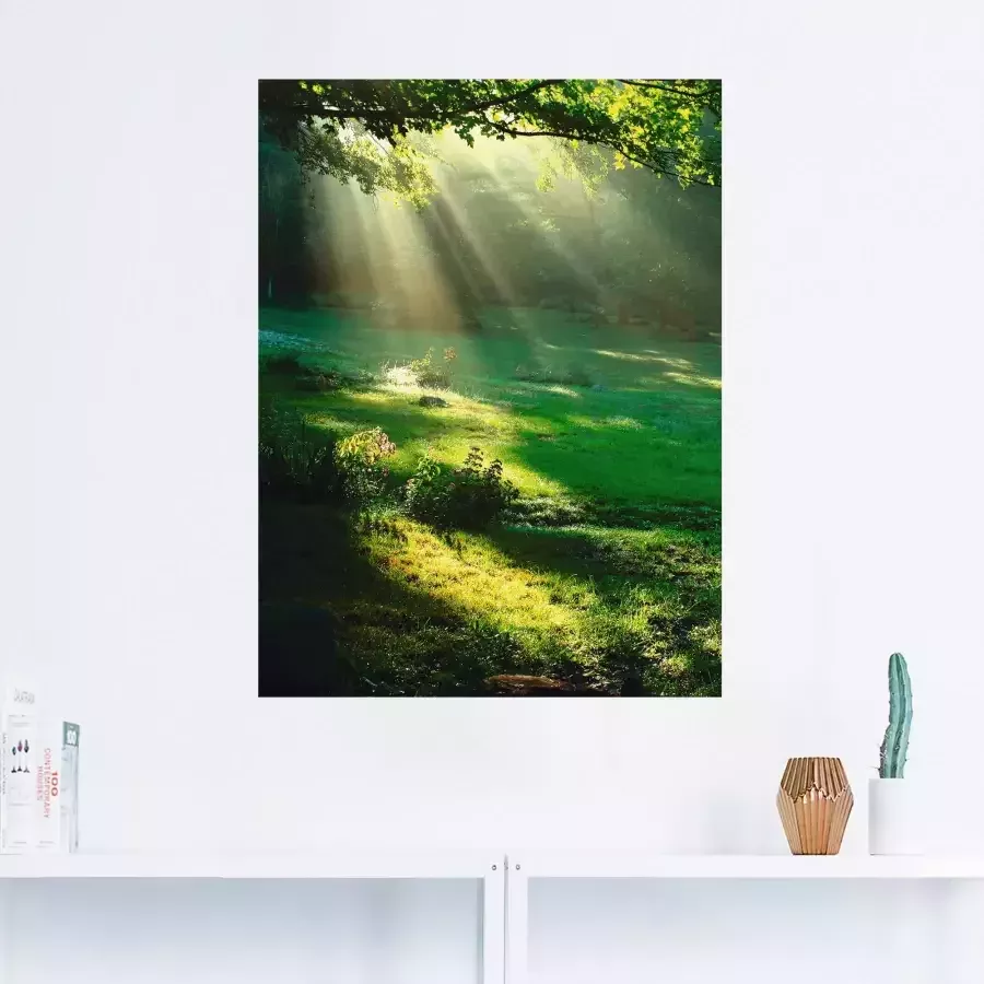 Artland Artprint Lichtbundel als artprint van aluminium artprint voor buiten artprint op linnen poster muursticker - Foto 2