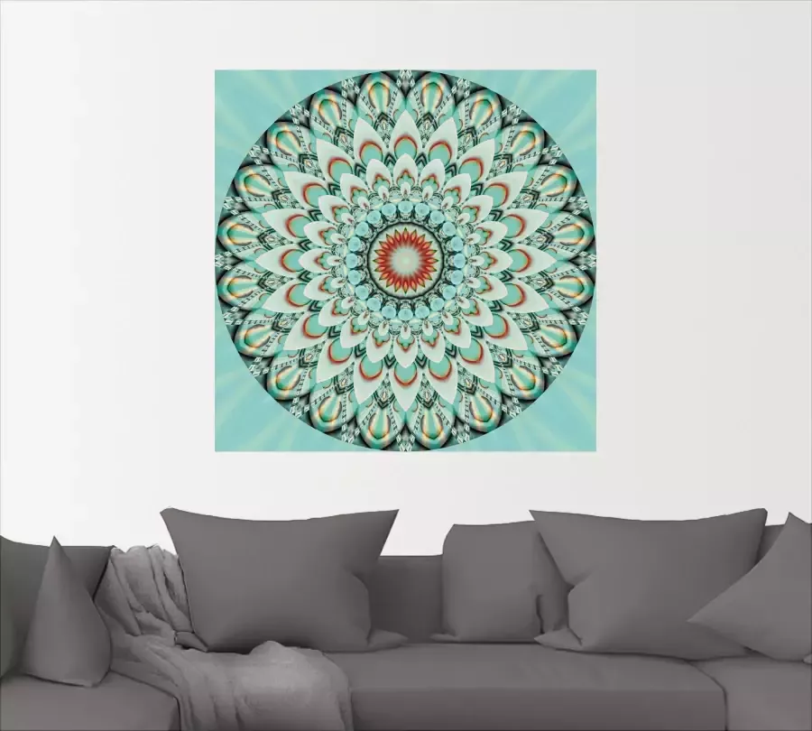 Artland Artprint Mandala integriteit als artprint op linnen muursticker in verschillende maten - Foto 2