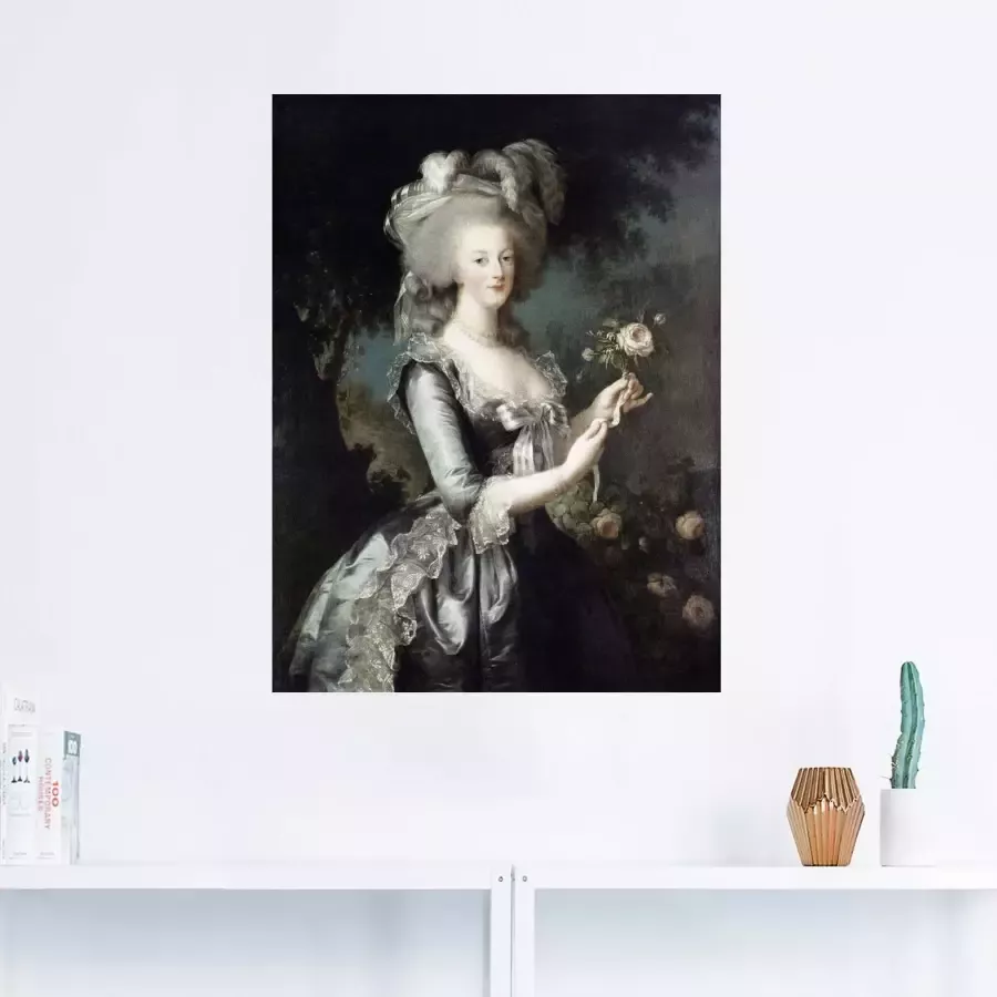Artland Artprint Marie Antoinette 1783 als artprint van aluminium artprint voor buiten artprint op linnen poster in verschillende maten. maten