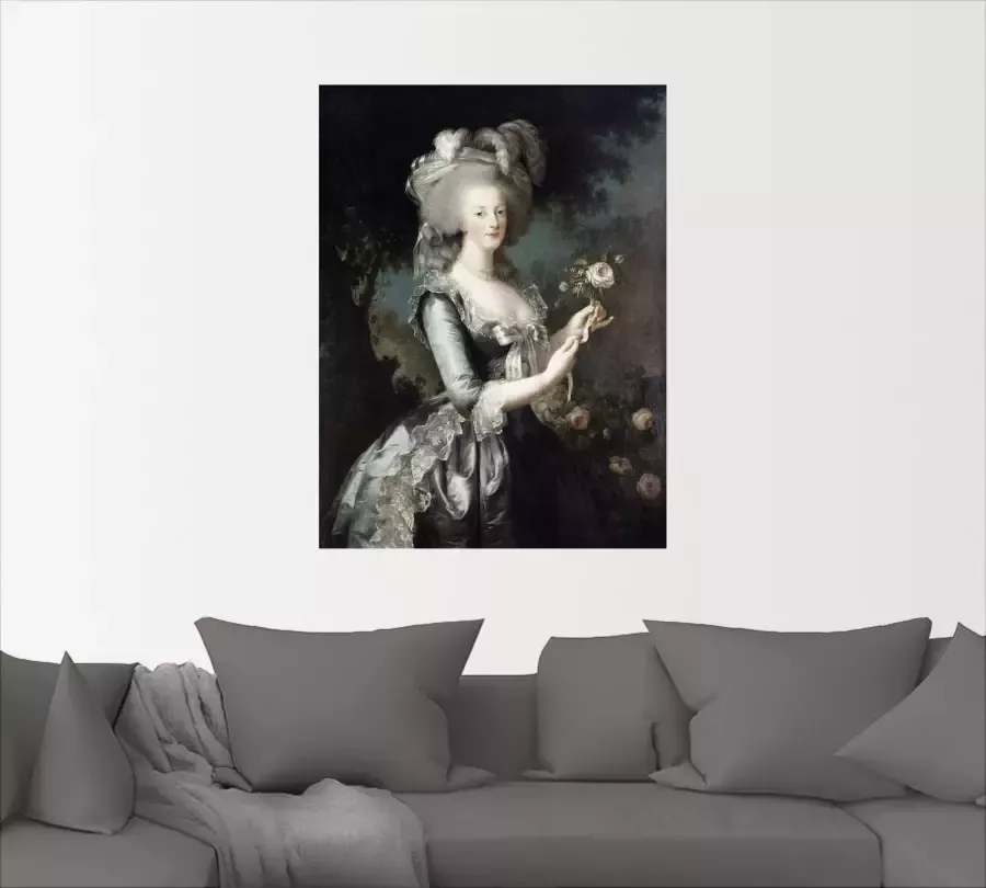 Artland Artprint Marie Antoinette 1783 als artprint van aluminium artprint voor buiten artprint op linnen poster in verschillende maten. maten - Foto 5