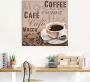 Artland Artprint Mocca Koffie in vele afmetingen & productsoorten artprint van aluminium artprint voor buiten artprint op linnen poster muursticker wandfolie ook geschikt voor de badkamer (1 stuk) - Thumbnail 2