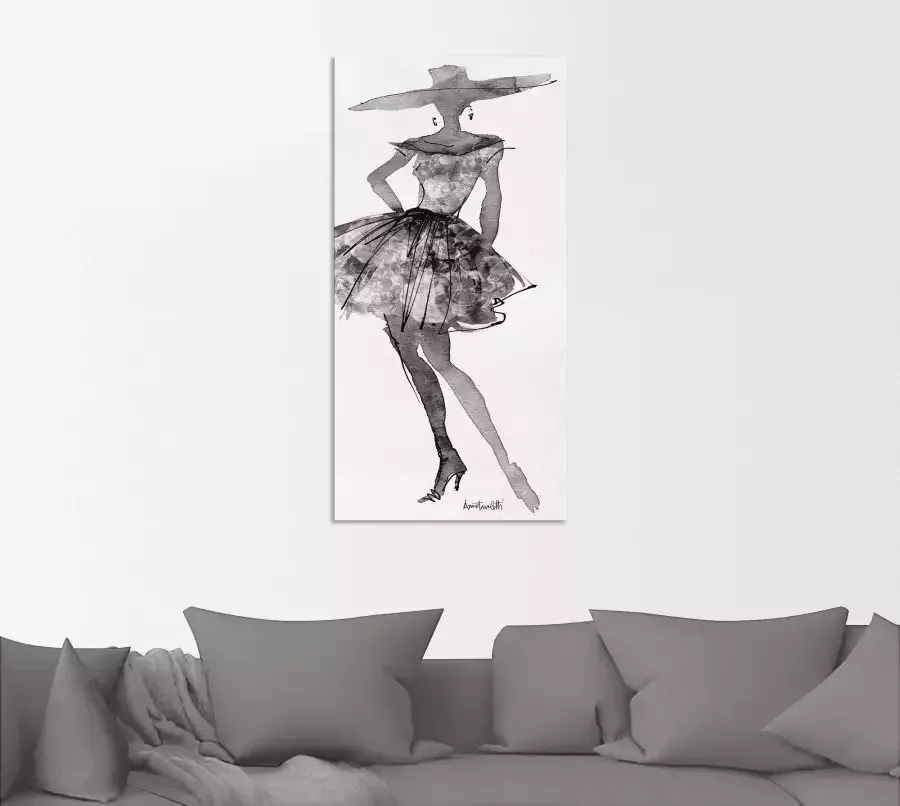 Artland Artprint op linnen Mode schetsboek V - Foto 9