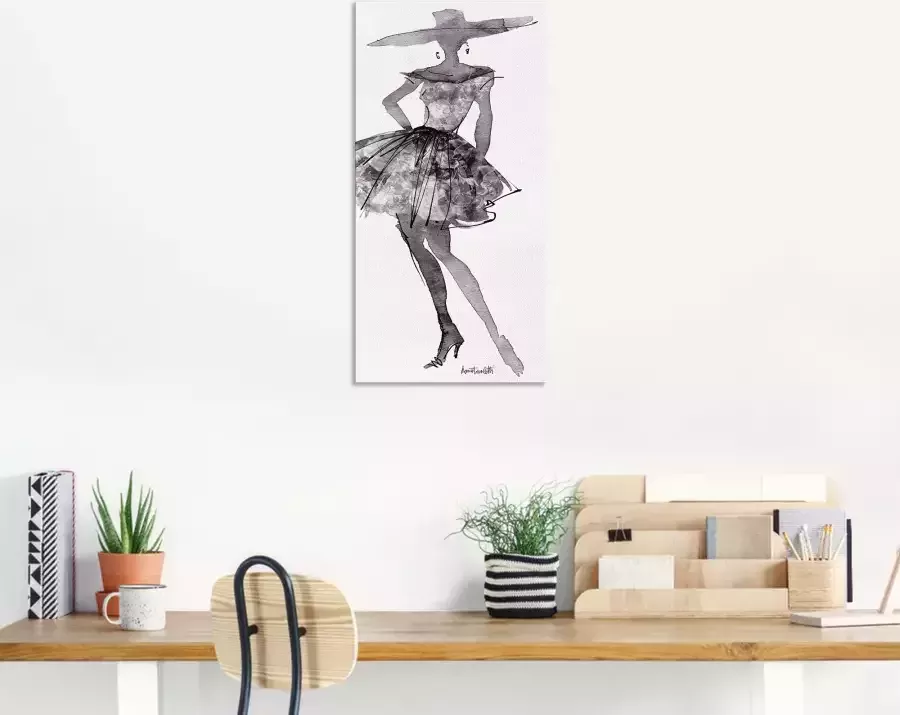 Artland Artprint op linnen Mode schetsboek V - Foto 5