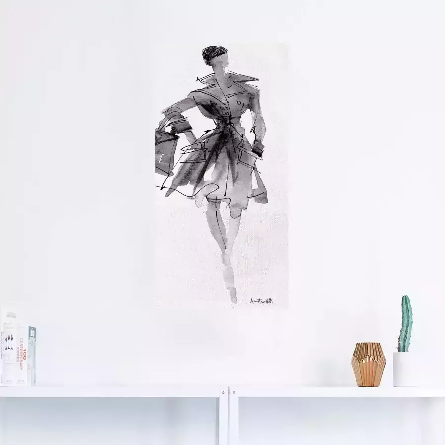 Artland Artprint op linnen Mode schetsboek VII - Foto 8