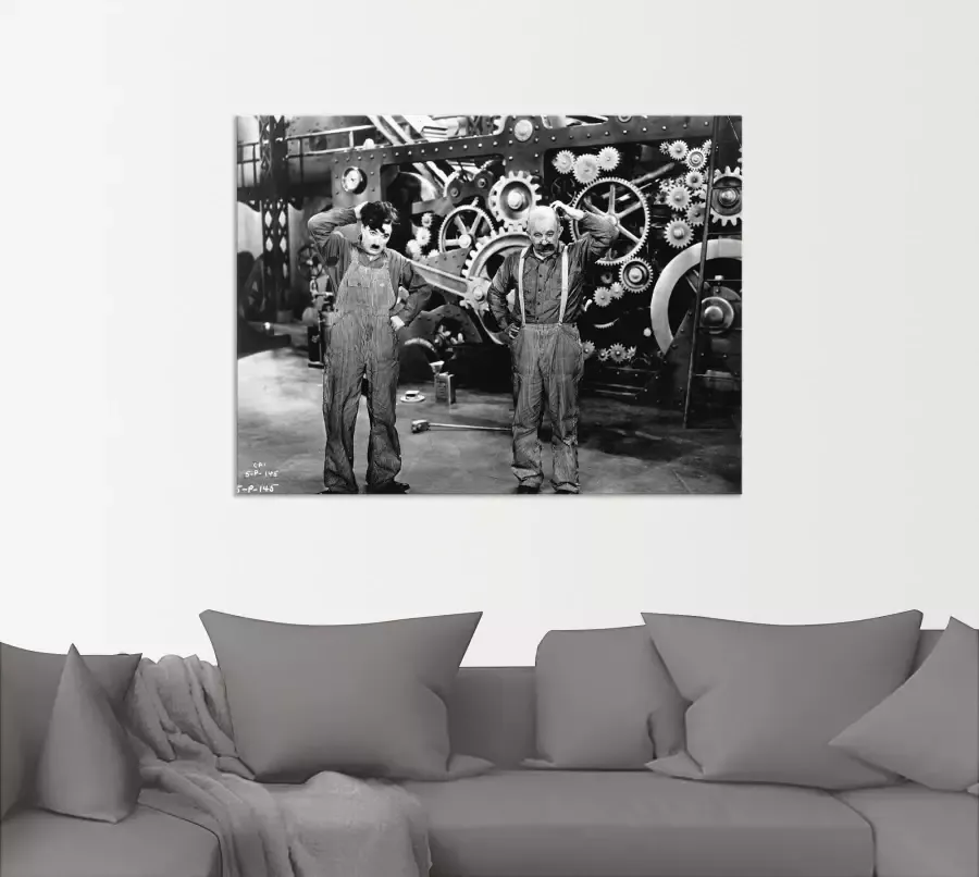 Artland Artprint Moderne tijden 1936 als artprint van aluminium artprint voor buiten poster muursticker in diverse maten formaten - Foto 3