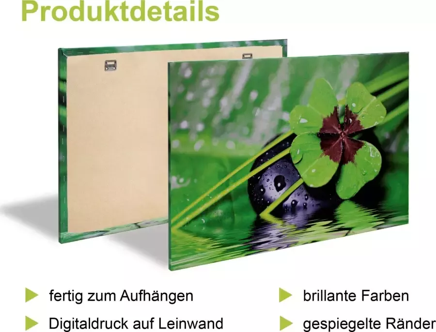 Artland Artprint op linnen Aziatische compositie orchidee zen (4-delig) - Foto 2